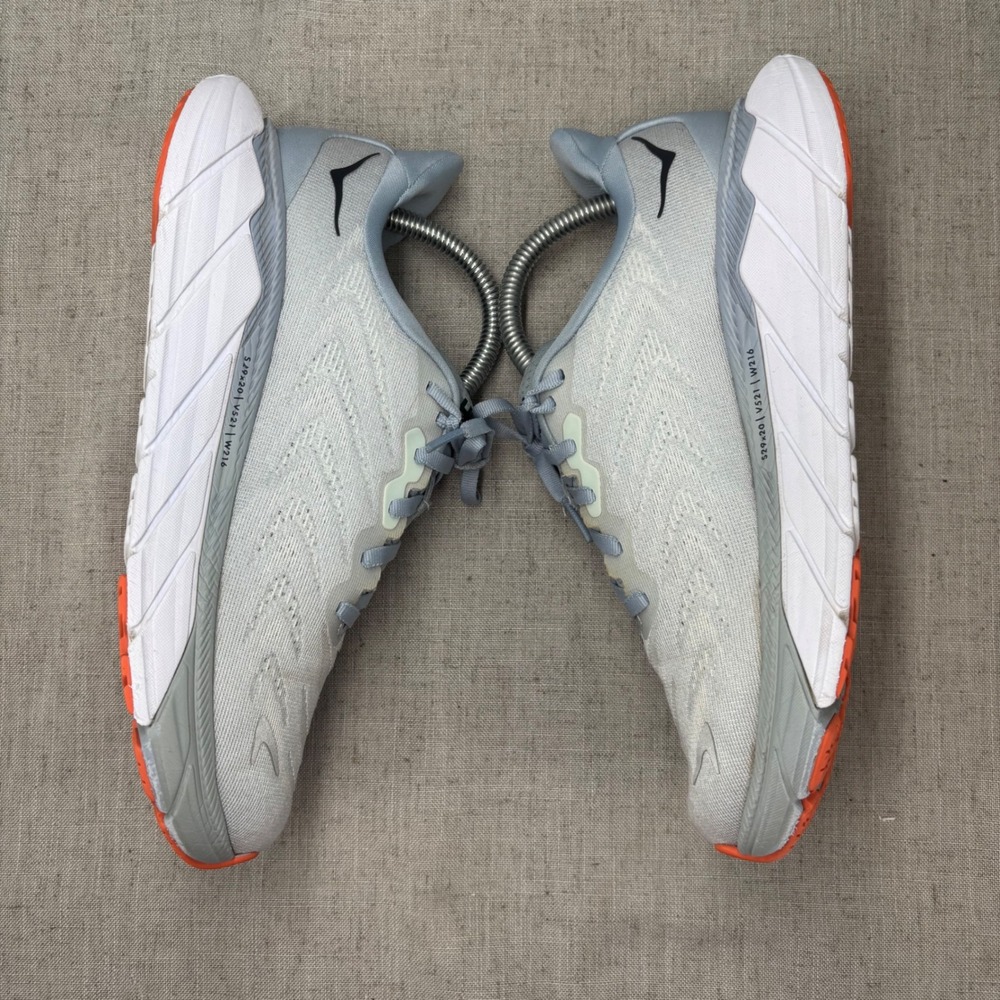 Hoka Arahi 6 Running Shoes Harbor Mist Celery Grey Orange Stability Women's 7.5 - Picture 12 of 12